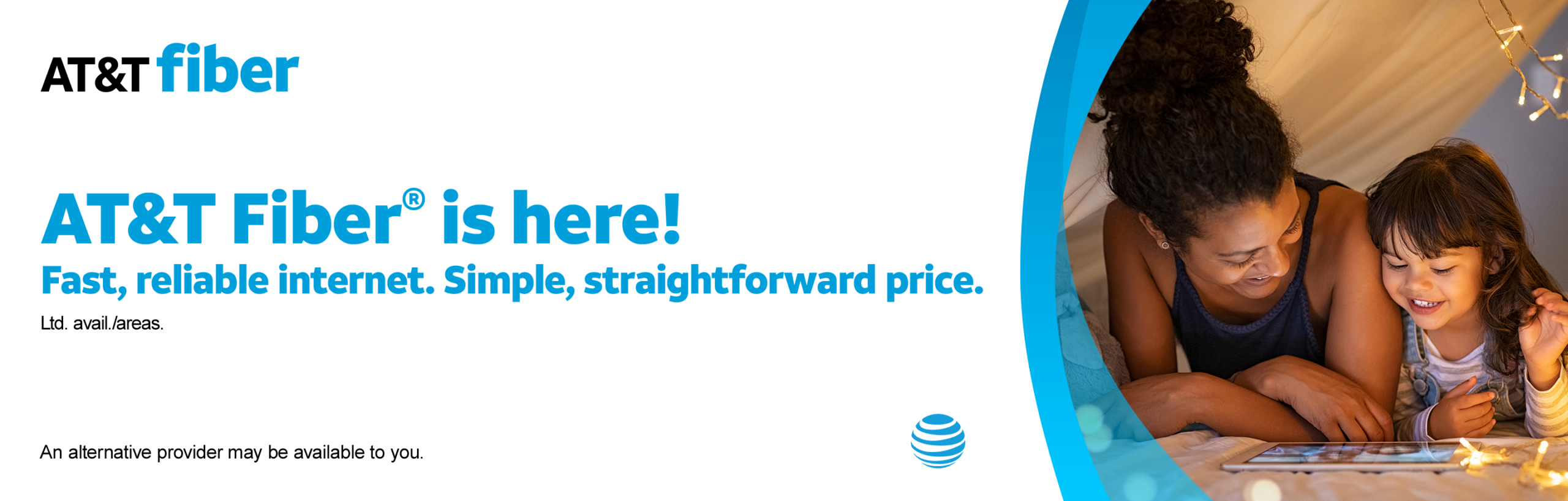 Fiber is Here banner