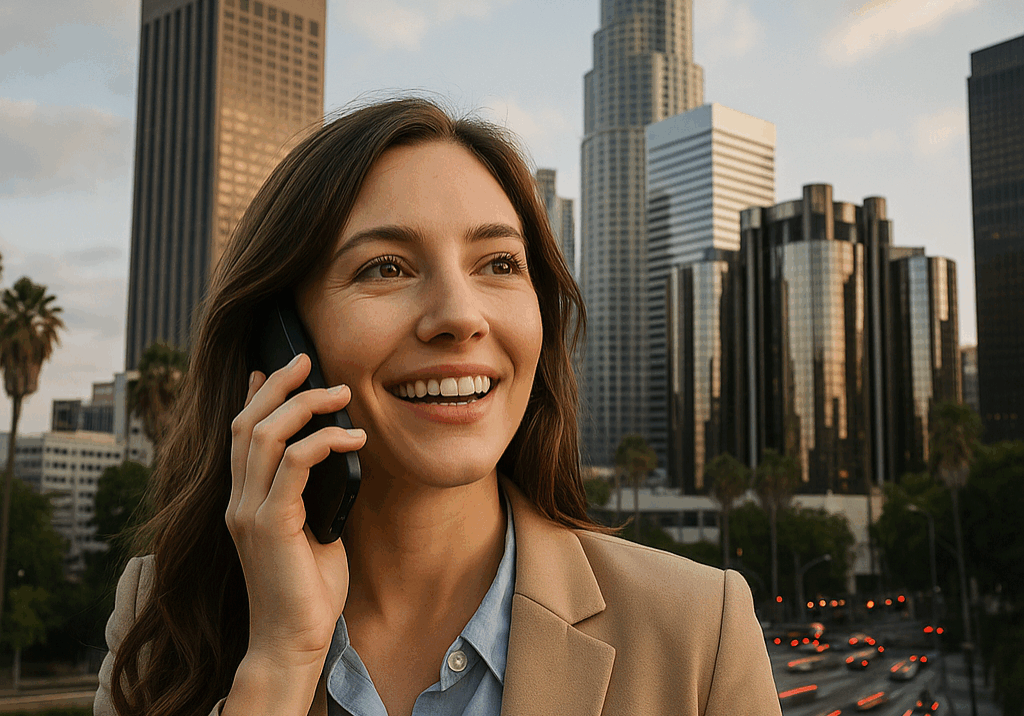 Lady on Phone
